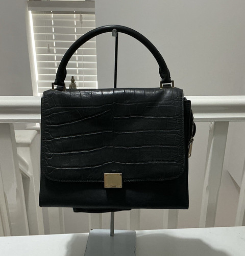 Celine black croc embossed - celine,