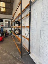 Heavy Duty Tyre Racking MOT Station Garage 3000mm H x 540mm D x 2700mm L Custom