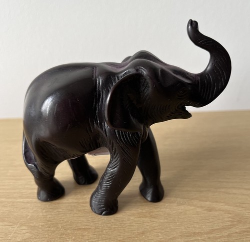 Brown earthenware elephant - brown,,