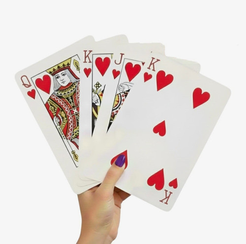 Giant playing cards - -, plastic