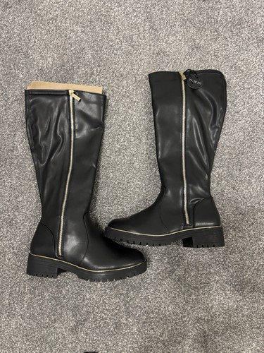 Woman black new look knee - black,