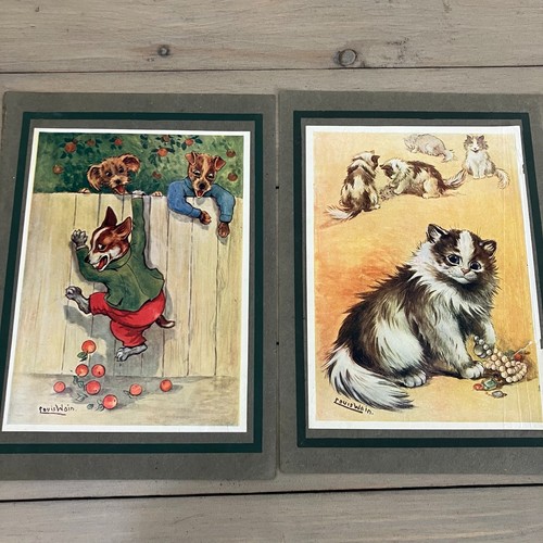 Louis wain prints on - -, 3