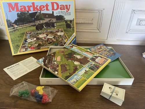 Vintage market day board game - market,