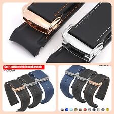 Watch Strap for OMEGA Seamaster Buckle Rubber Multicolors Silicone Watch Band