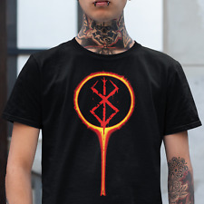 Brand of Sacrifice Berserk Black T-Shirt Top - Japanese Manga Anime Guts Hawk