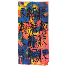 African batik wall - batik, hanging