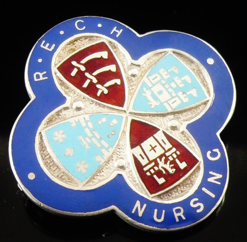 Sterling silver nursing badge - sterling,