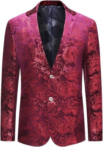 Mens paisley jacquard blazer - mens,