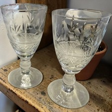 Pair Etched Shot/Limoncello
