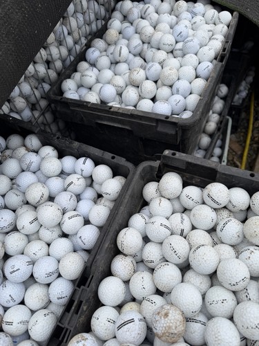 Driving range golf - golf, balls