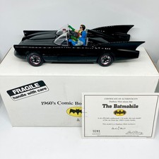 Danbury Mint 1960s Comic Batmobile 1:24 Batman & Robin Boxed w/ COA Exc Cond