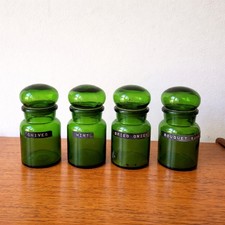 Set Of 4 Vintage Pharmacy