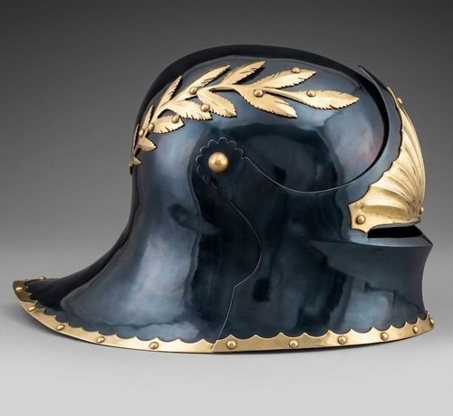 New german sallet armor helmet - new,