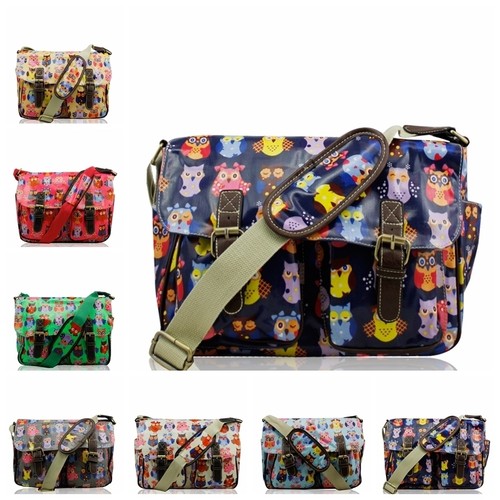 Girls satchel cartoon owl - -,