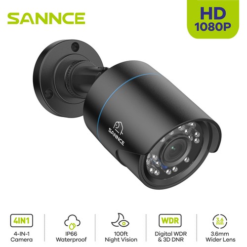 Sannce 1pcs 1080p 3000tvl cctv - sannce,