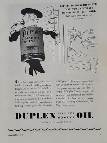 1940 duplex marine engine - 1940,