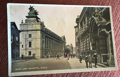Antique postcard hull - antique,