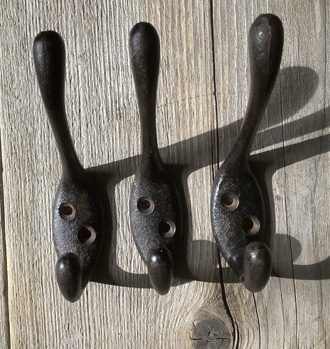Double cast iron - cast, hooks