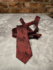 THIN TIE / Red/Black (Primark)