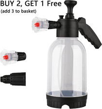 2L Car Wash Pump Foam Sprayer Hand Held Wash Spray Bottle Snow Foam Detailing