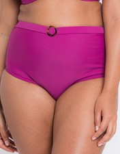 Curvy Kate Bikini Brief High Waist Retro Sun Womens Swimwear Orchid Size 10-22
