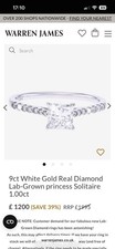 9ct white gold diamond - gold,