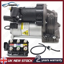 Air Suspension Compressor +Valve Block +Air Filter For Mercedes W166 X166 11-17