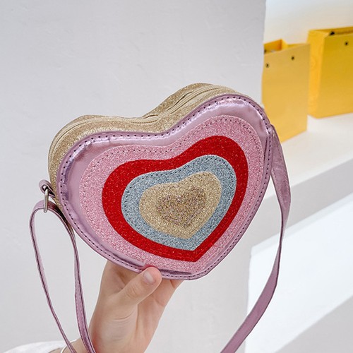 Heart handbag with shoulder - with,