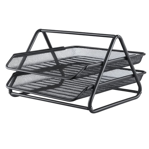 Tier paper tray mesh desk - 2,