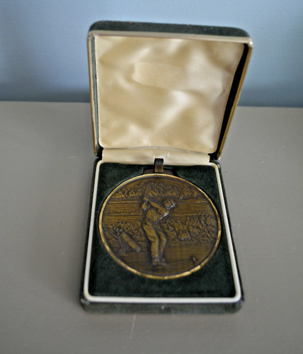 Vintage golf medal - vintage, original