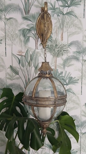 Ornate hanging lantern metal - hanging,