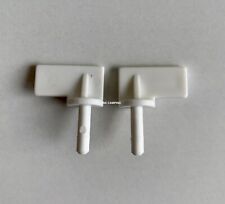 2 x White Truma Carver Filtapac Water Inlet Pump Security Clips Retaining Flags