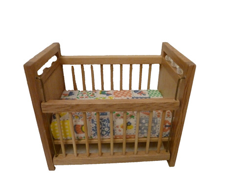 Dolls house cot - house,