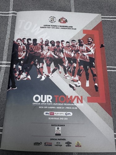 Luton town sunderland play - luton,