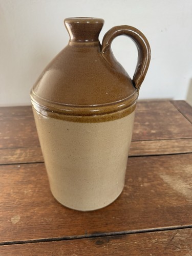 Antique stoneware flagon - antique,