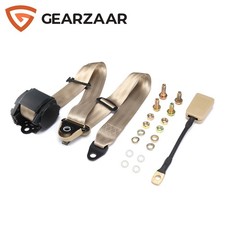 3 Point Shoulder Seat Belt Fit For Toyota Adjustable Front Rear Retractable