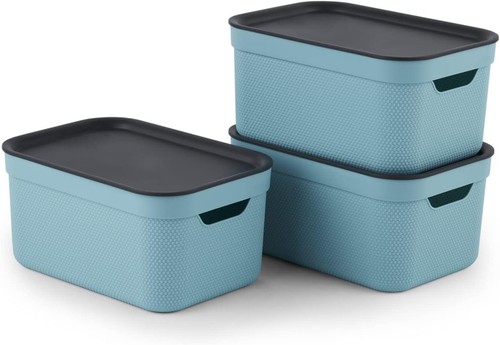 Storage box with lid rotho - storage,