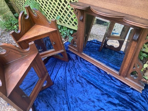 Art nouveau mirrors - art, mirrors,