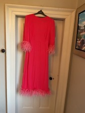 Mint Velvet Feather Trim Dress