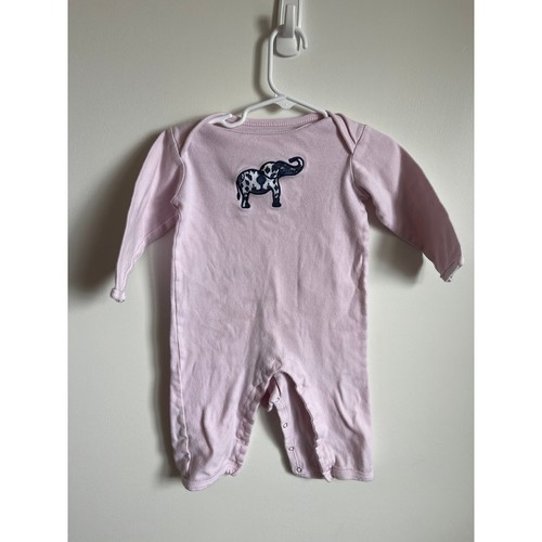 Pink long sleeve elephant - long,