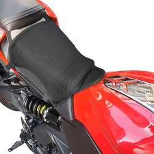 Motorcycle Comfort Gel Seat Cushion Universal Air Motorbike Pillow Pad Cover