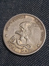 1913 2 Marks Silver Coin