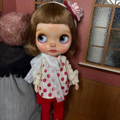 Custom blythe doll blue - custom,