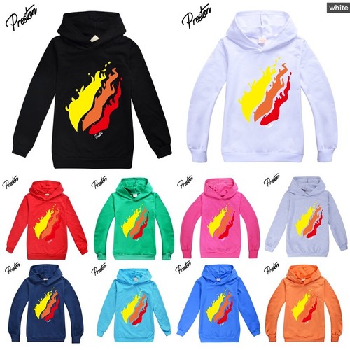 Kids prestonplayz print hoodie - kids,