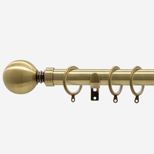 Curtain pole metal - curtain, 28mm