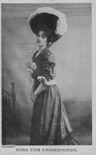 Postcard edwardian actress - -,