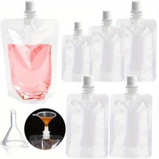 Plastic drink pouch bag clear - drink,