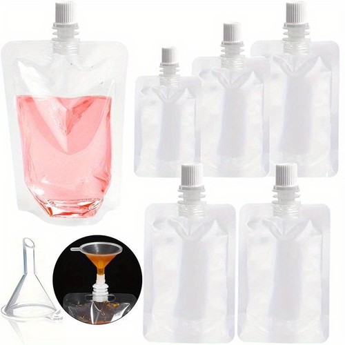 Plastic drink pouch - drink, bag