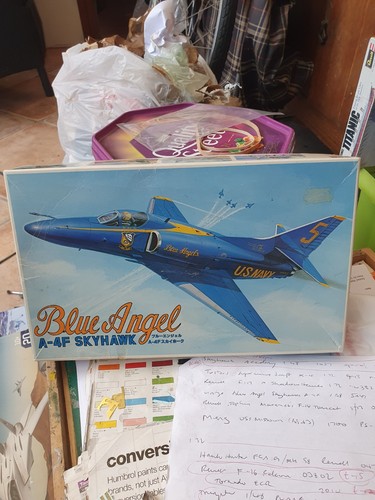 Vintage blue angel - angel, model