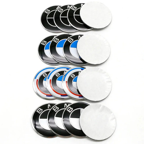Car wheel center sticker